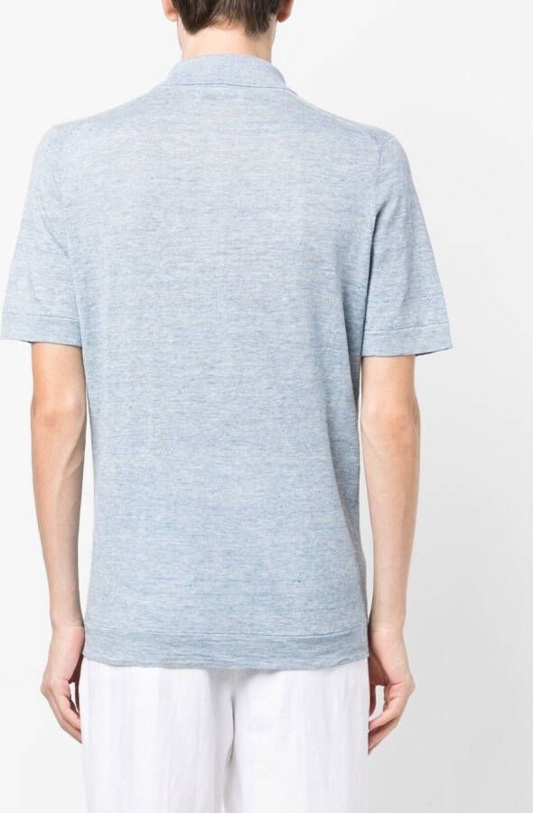 Brunello Cucinelli Poloshirt Blauw