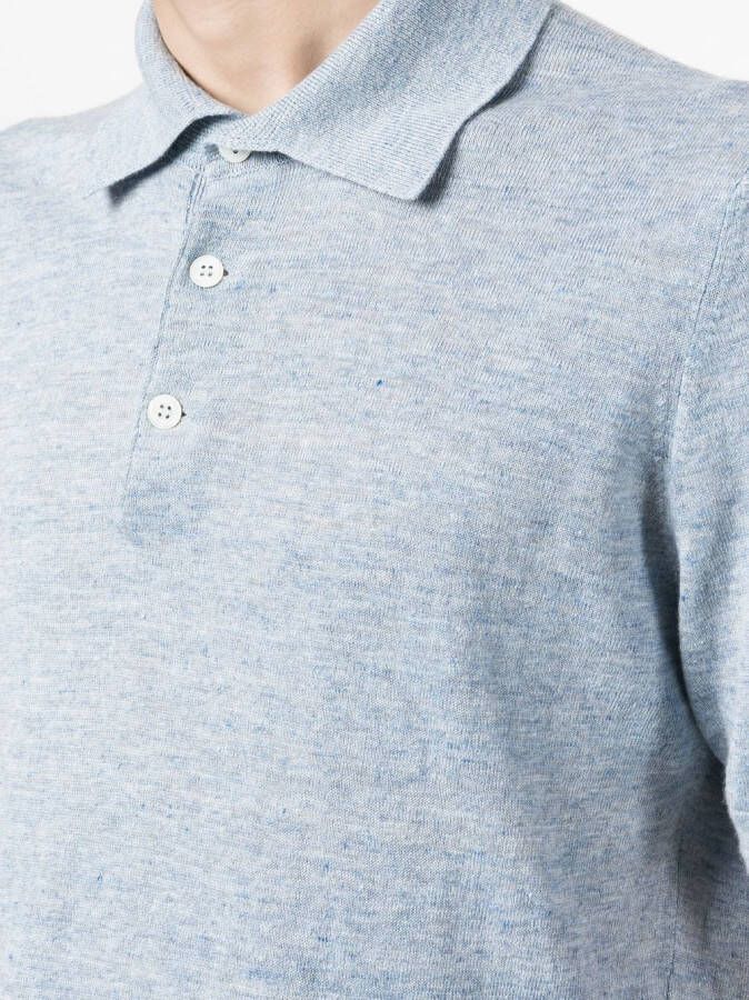 Brunello Cucinelli Poloshirt Blauw
