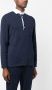 Brunello Cucinelli Poloshirt met geborduurd logo Blauw - Thumbnail 3