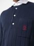 Brunello Cucinelli Poloshirt met geborduurd logo Blauw - Thumbnail 5
