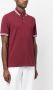 Brunello Cucinelli Poloshirt met gestreepte afwerking Rood - Thumbnail 3