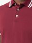 Brunello Cucinelli Poloshirt met gestreepte afwerking Rood - Thumbnail 5