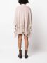 Brunello Cucinelli Poncho met franje BROWN - Thumbnail 4