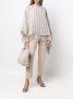 Brunello Cucinelli Poncho met kwastje afwerking Beige - Thumbnail 2