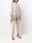 Brunello Cucinelli Poncho met kwastje afwerking Beige - Thumbnail 3