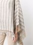 Brunello Cucinelli Poncho met kwastje afwerking Beige - Thumbnail 5
