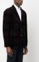 Brunello Cucinelli Geruite blazer Rood - Thumbnail 3