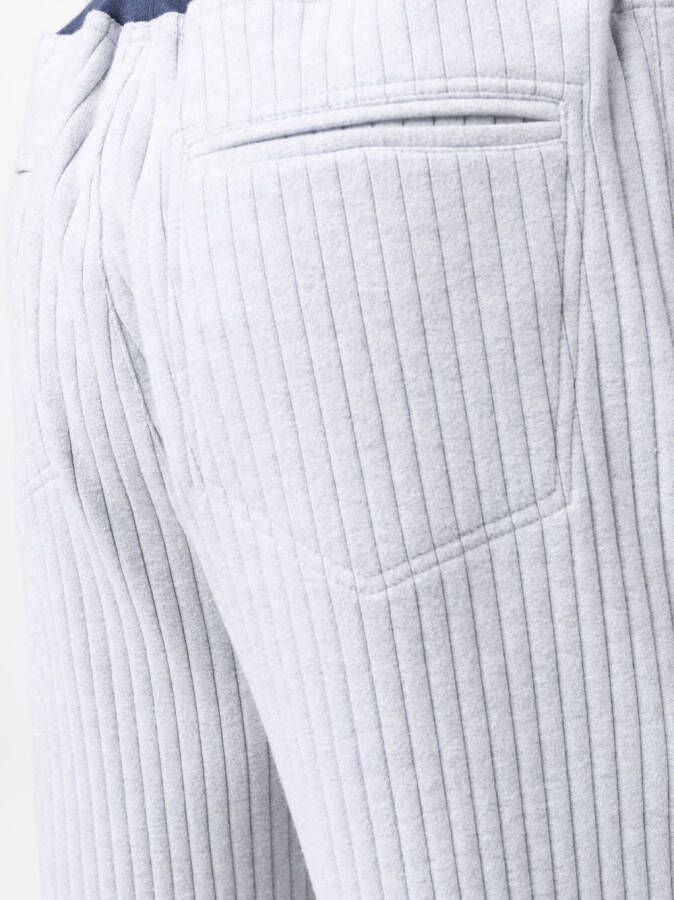 Brunello Cucinelli Ribfluwelen trainingsbroek Grijs