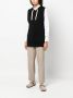 Brunello Cucinelli Ribgebreide hoodie Zwart - Thumbnail 2