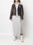 Brunello Cucinelli Rok met zijsplit Grijs - Thumbnail 2