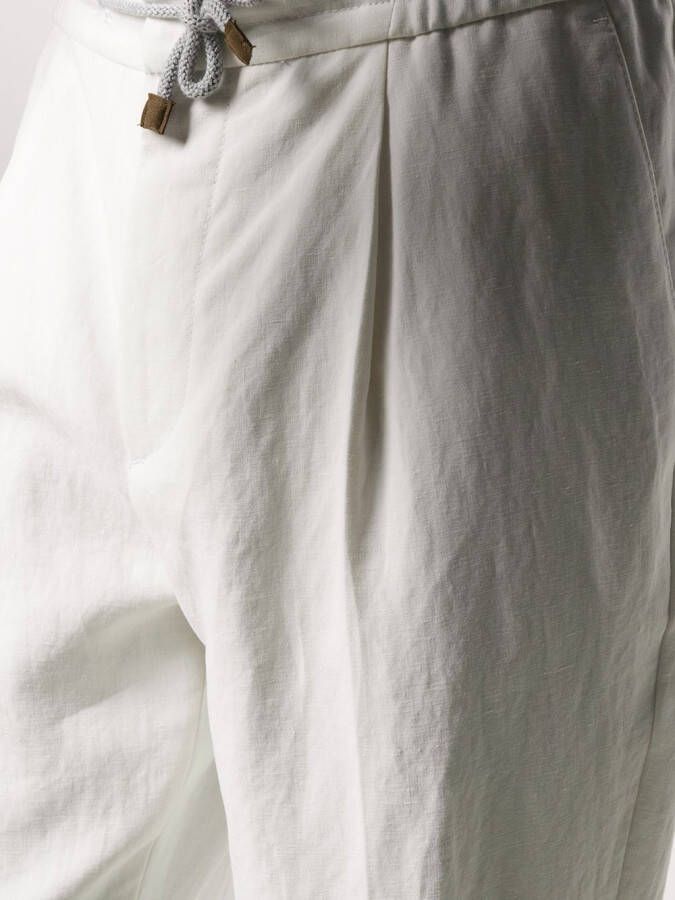 Brunello Cucinelli Ruimvallende broek Wit