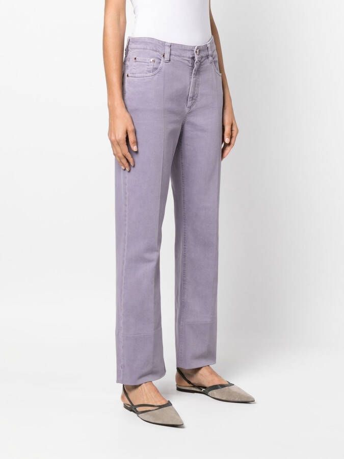 Brunello Cucinelli Ruimvallende jeans Paars