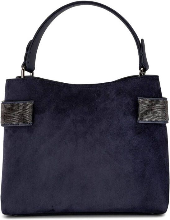 Brunello Cucinelli Shopper verfraaid met ketting Blauw