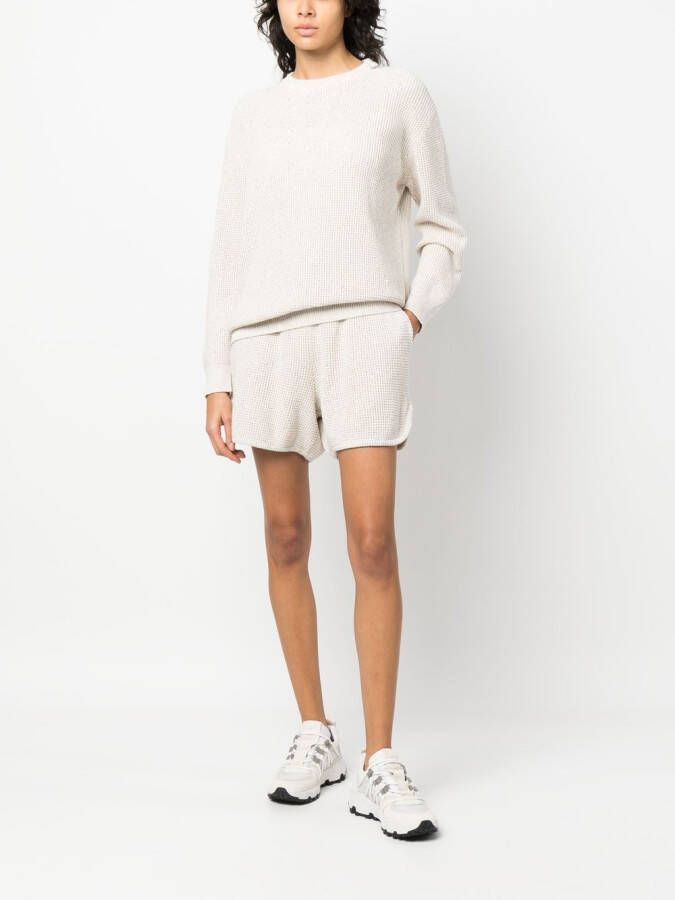 Brunello Cucinelli Shorts met trekkoord Beige
