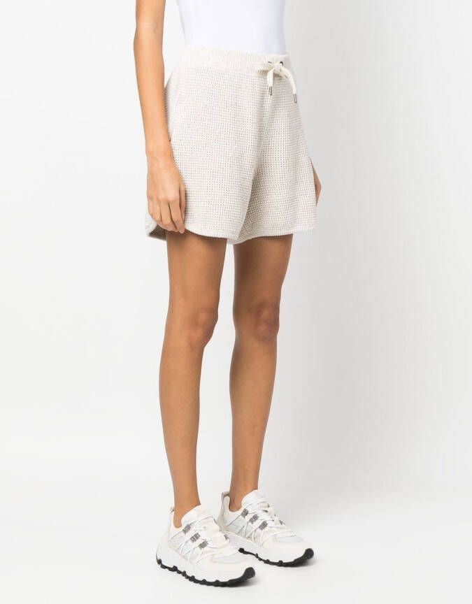 Brunello Cucinelli Shorts met trekkoord Beige