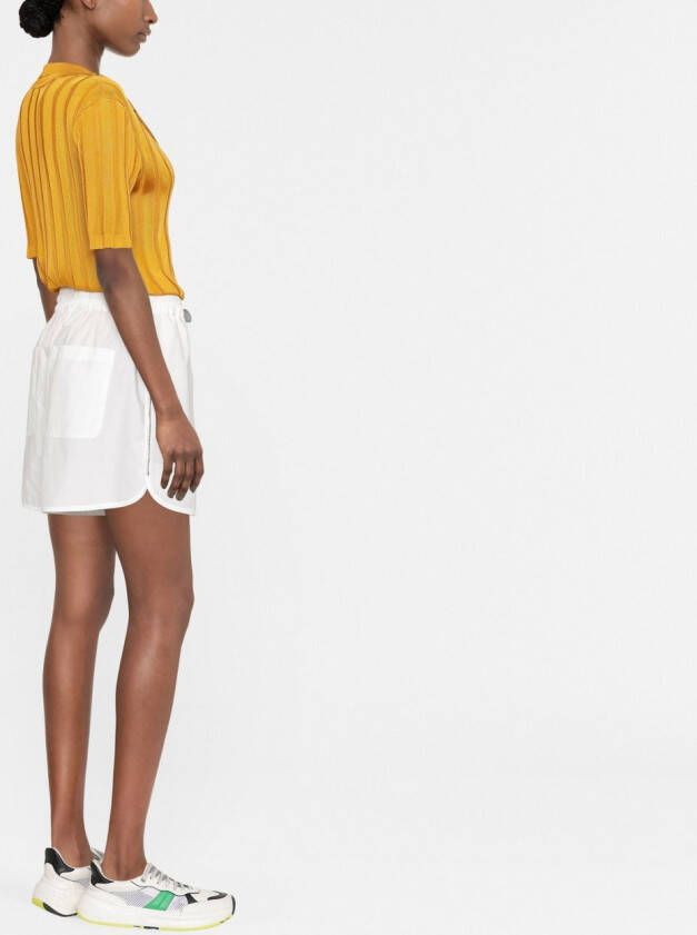 Brunello Cucinelli Shorts met trekkoord Wit