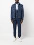 Brunello Cucinelli Colbert met enkele rij knopen Blauw - Thumbnail 2