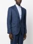 Brunello Cucinelli Colbert met enkele rij knopen Blauw - Thumbnail 3