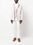 Brunello Cucinelli Colbert met enkele rij knopen Wit - Thumbnail 2