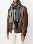 Brunello Cucinelli Sjaal met colourblocking Blauw - Thumbnail 2