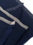 Brunello Cucinelli Sjaal met franje Blauw - Thumbnail 3