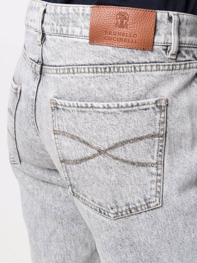 Brunello Cucinelli Slim-fit broek Zwart