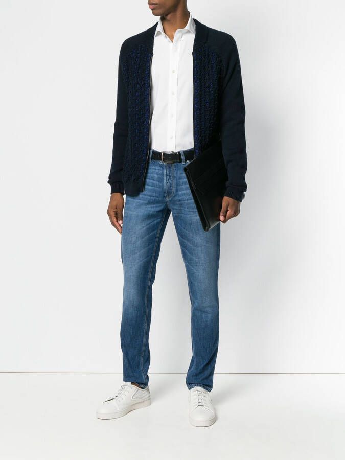 Brunello Cucinelli slim-fit jeans Blauw