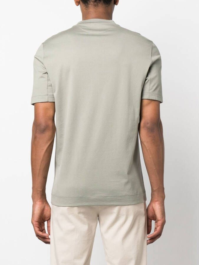 Brunello Cucinelli T-shirt met tekst Groen