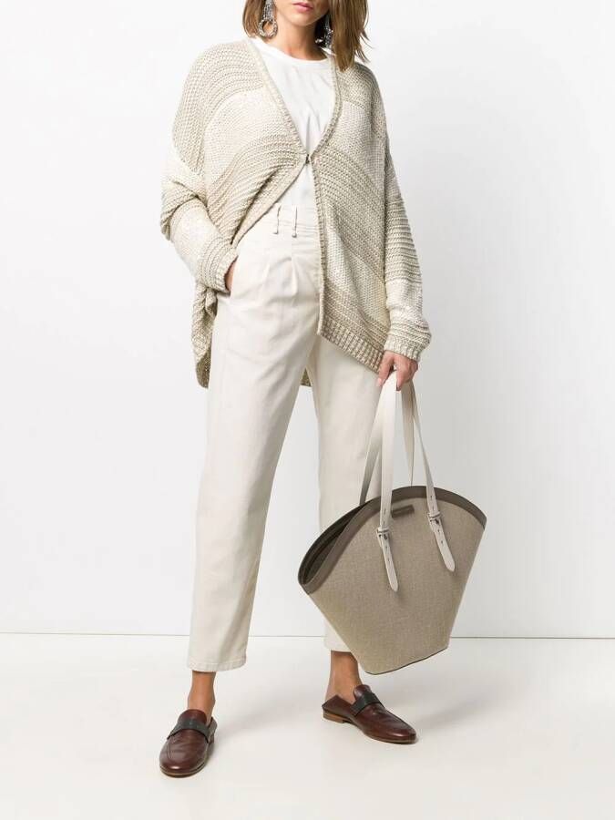 Brunello Cucinelli Straight broek Beige