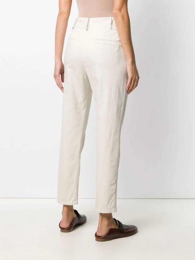 Brunello Cucinelli Straight broek Beige