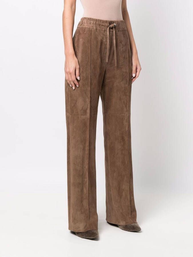 Brunello Cucinelli Straight broek Bruin