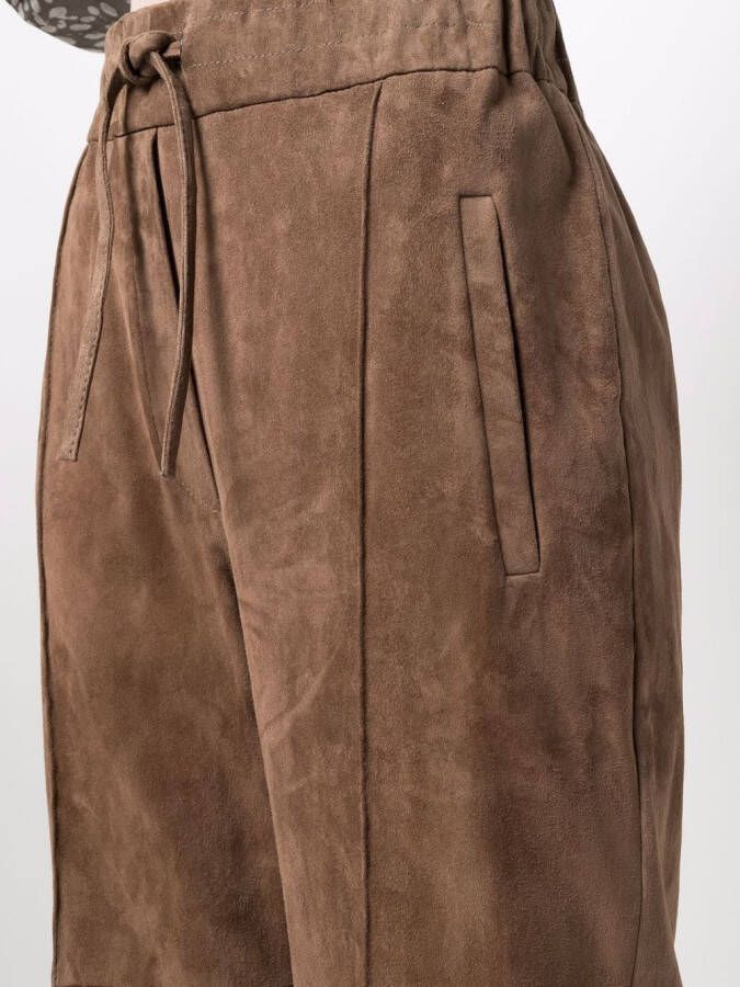 Brunello Cucinelli Straight broek Bruin