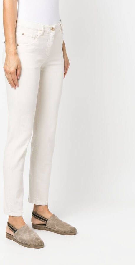 Brunello Cucinelli Straight broek Wit
