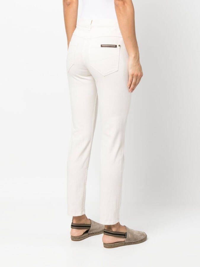 Brunello Cucinelli Straight broek Wit