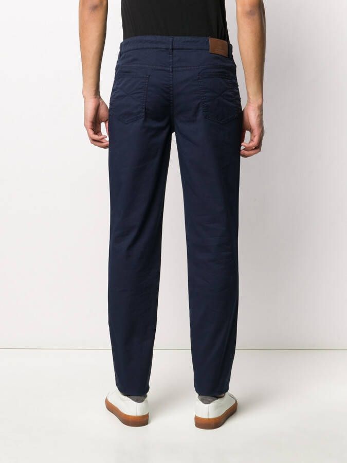 Brunello Cucinelli Straight chino Blauw