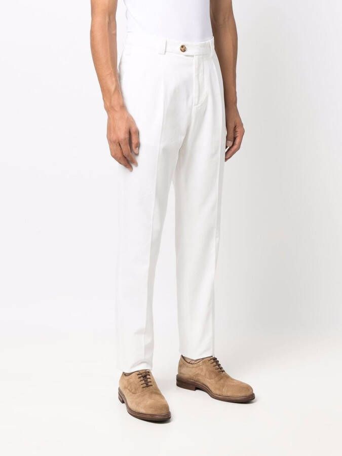 Brunello Cucinelli Straight chino Wit