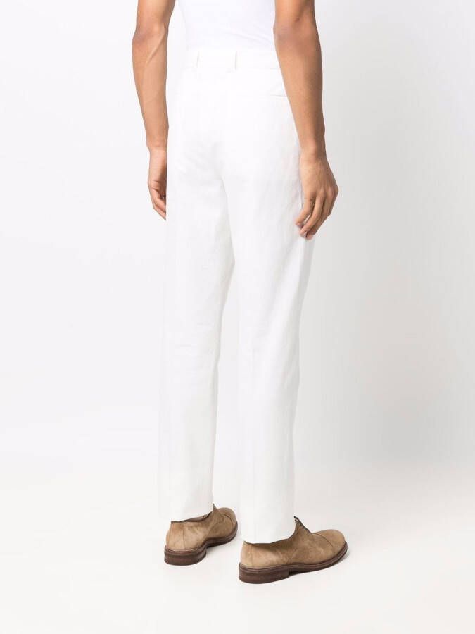 Brunello Cucinelli Straight chino Wit