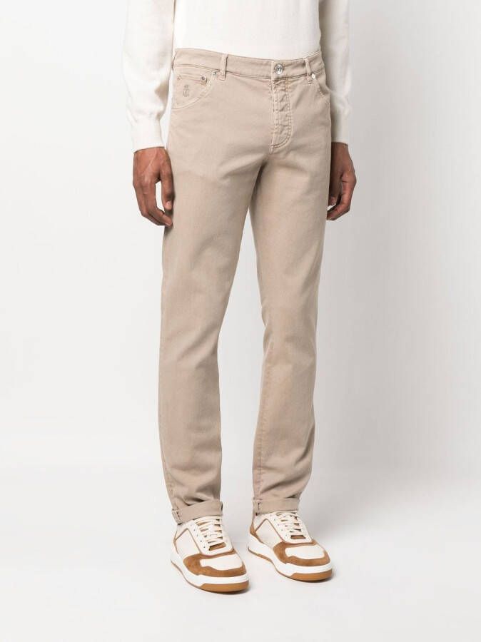 Brunello Cucinelli Straight jeans Beige