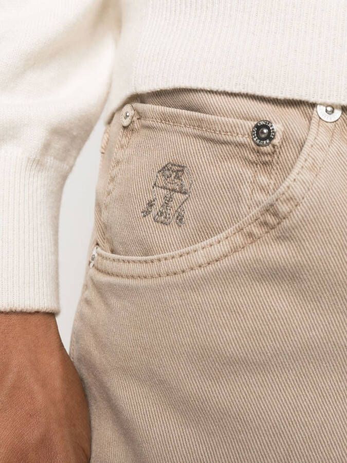 Brunello Cucinelli Straight jeans Beige