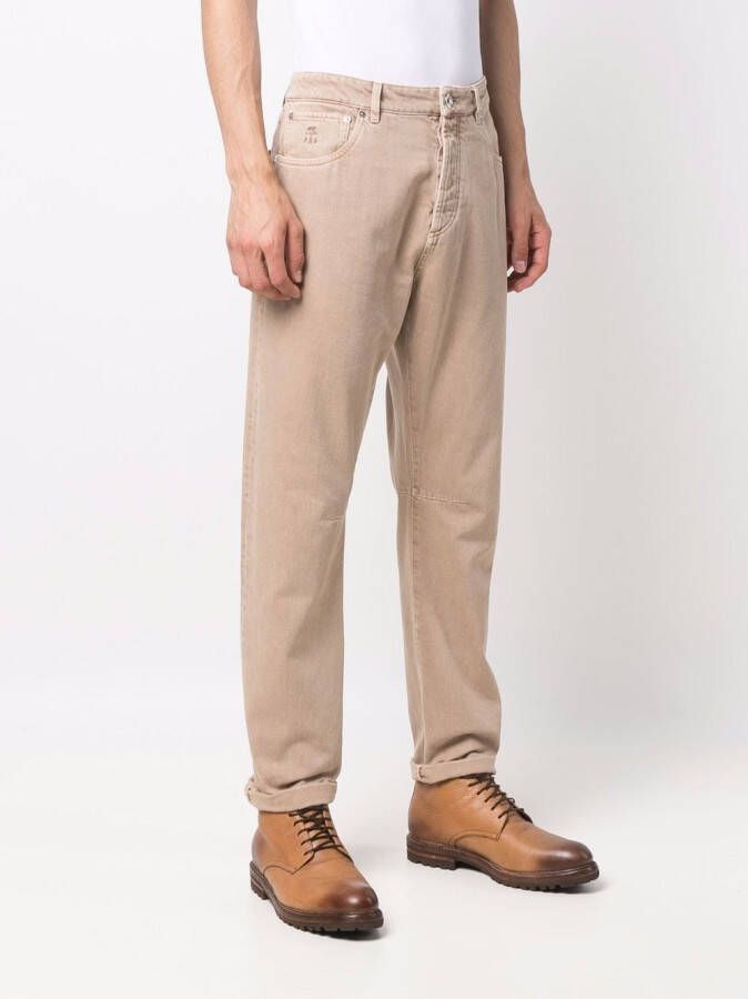 Brunello Cucinelli Straight jeans Beige