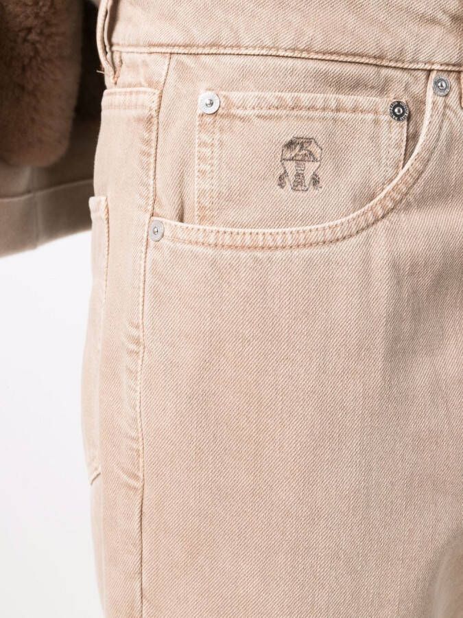 Brunello Cucinelli Straight jeans Beige