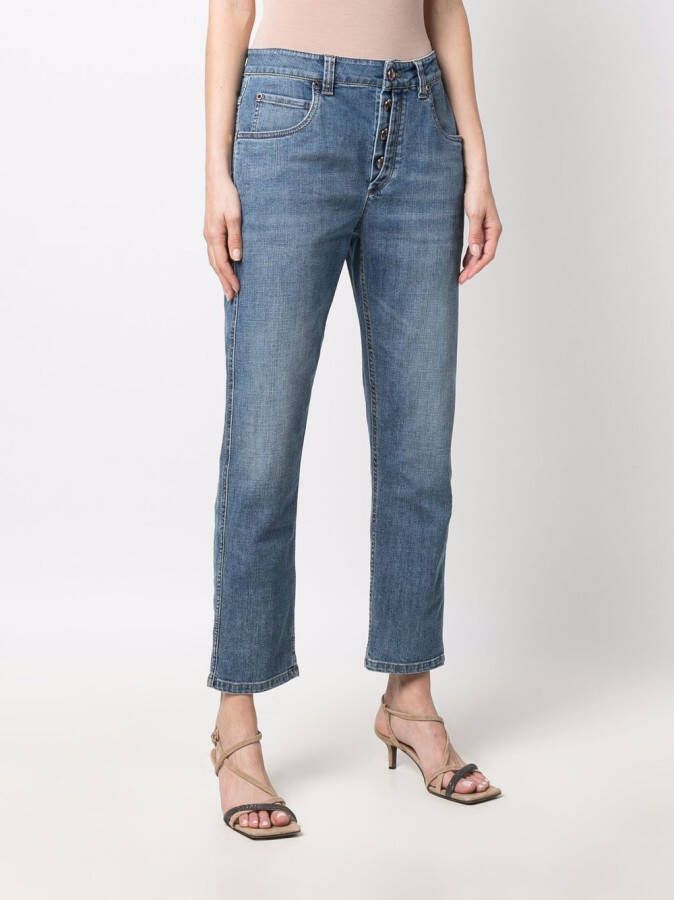 Brunello Cucinelli Straight jeans Blauw