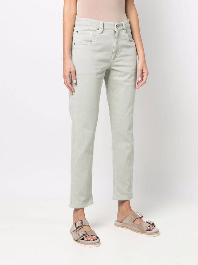 Brunello Cucinelli Straight jeans Groen