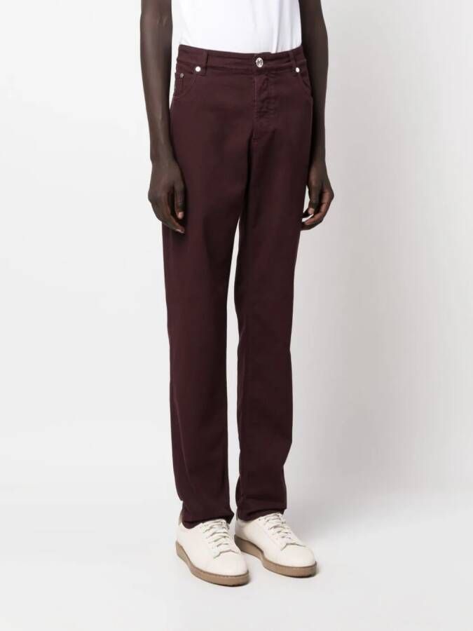 Brunello Cucinelli Straight jeans Rood