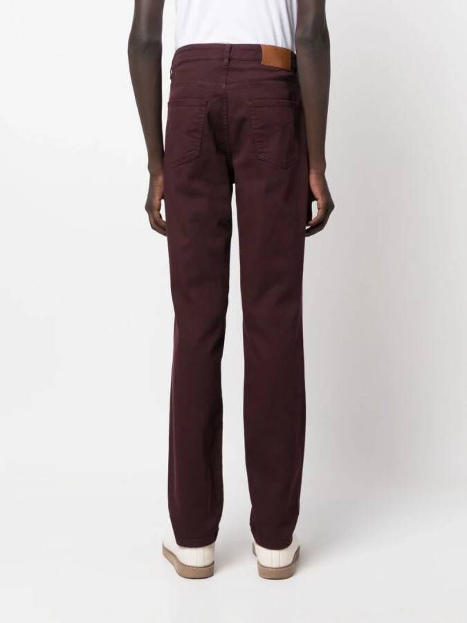 Brunello Cucinelli Straight jeans Rood