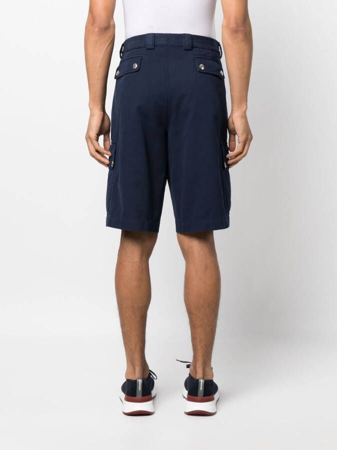 Brunello Cucinelli Straight bermuda shorts Blauw