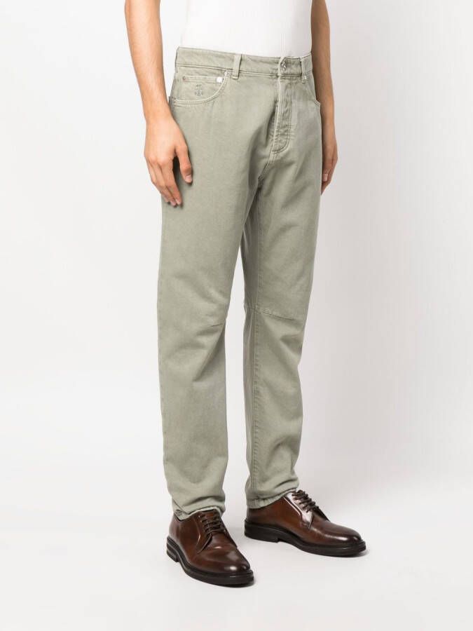 Brunello Cucinelli Straight jeans Groen