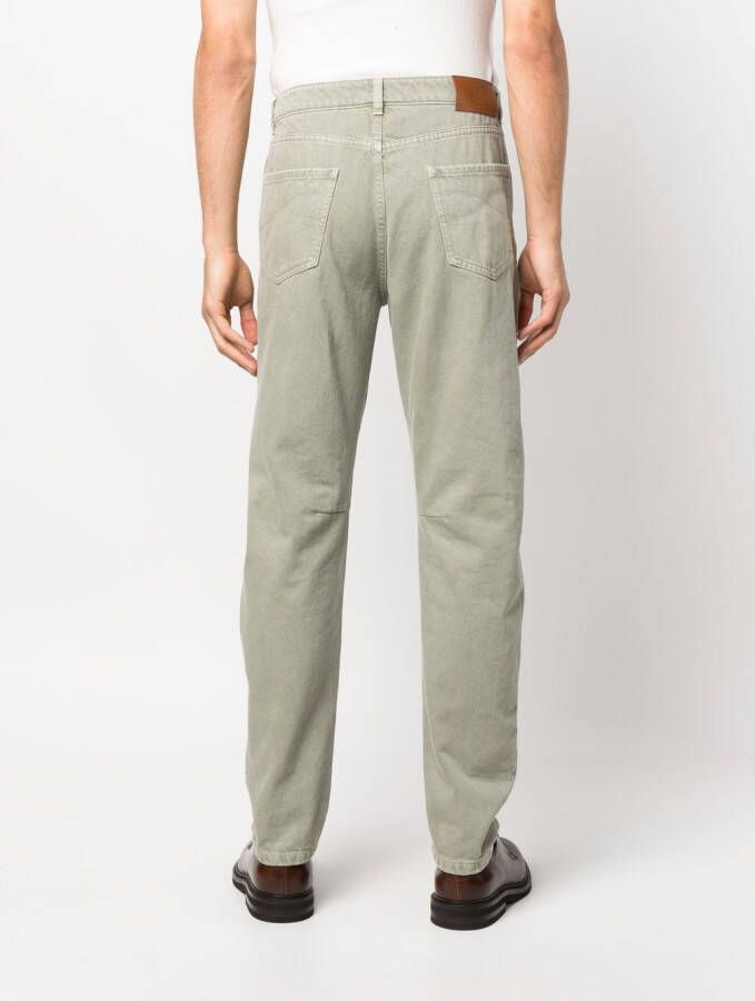 Brunello Cucinelli Straight jeans Groen
