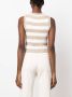 Brunello Cucinelli Gestreepte top Beige - Thumbnail 4