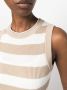 Brunello Cucinelli Gestreepte top Beige - Thumbnail 5